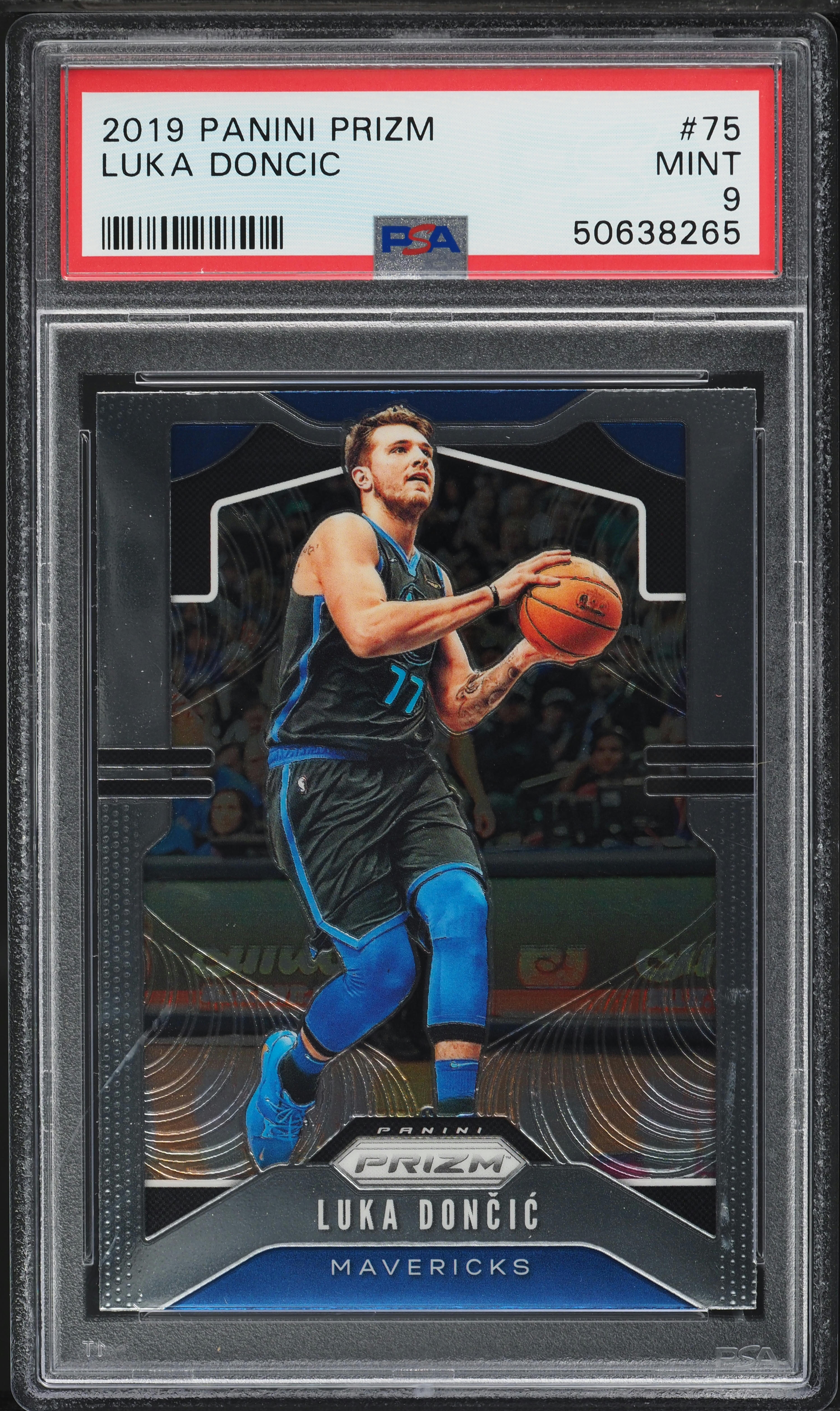 2019 Panini Prizm Luka Doncic #75 PSA 9 MINT on Fanatics Collect