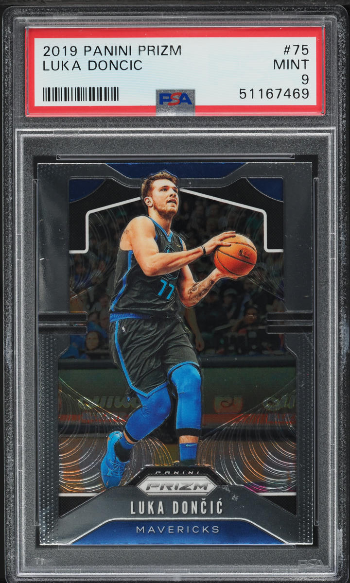2019 Panini Prizm Luka Doncic #75 PSA 9 MINT on Fanatics Collect