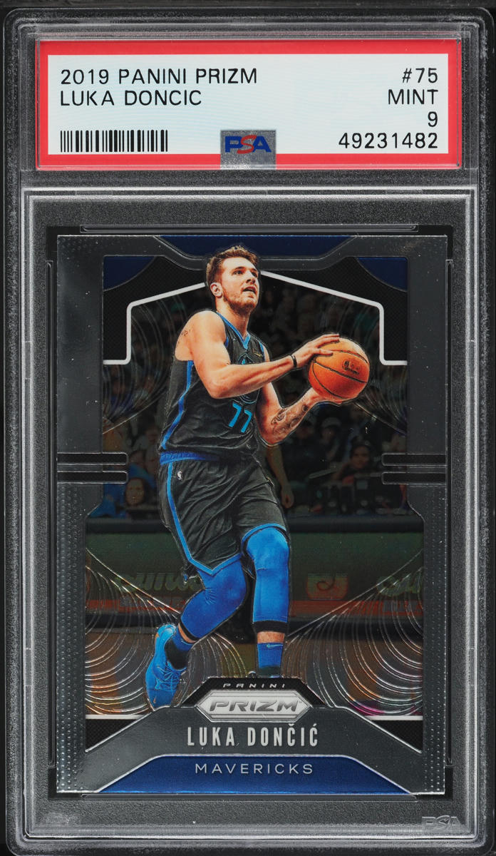 2019 Panini Prizm Luka Doncic #75 PSA 9 MINT on Fanatics Collect