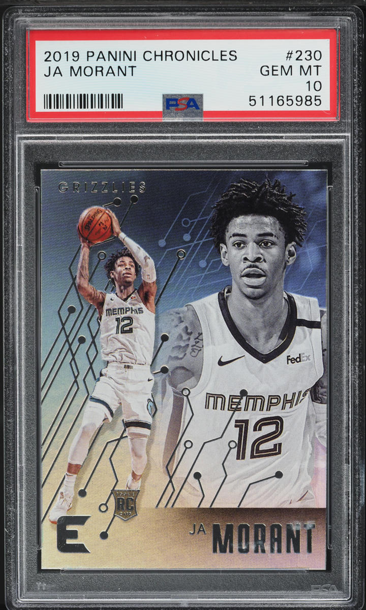 2019 Panini Chronicles Essentials Ja Morant ROOKIE #230 PSA 10 GEM