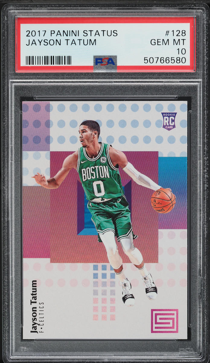2017 Panini Status Jayson Tatum ROOKIE #128 PSA 10 GEM MINT