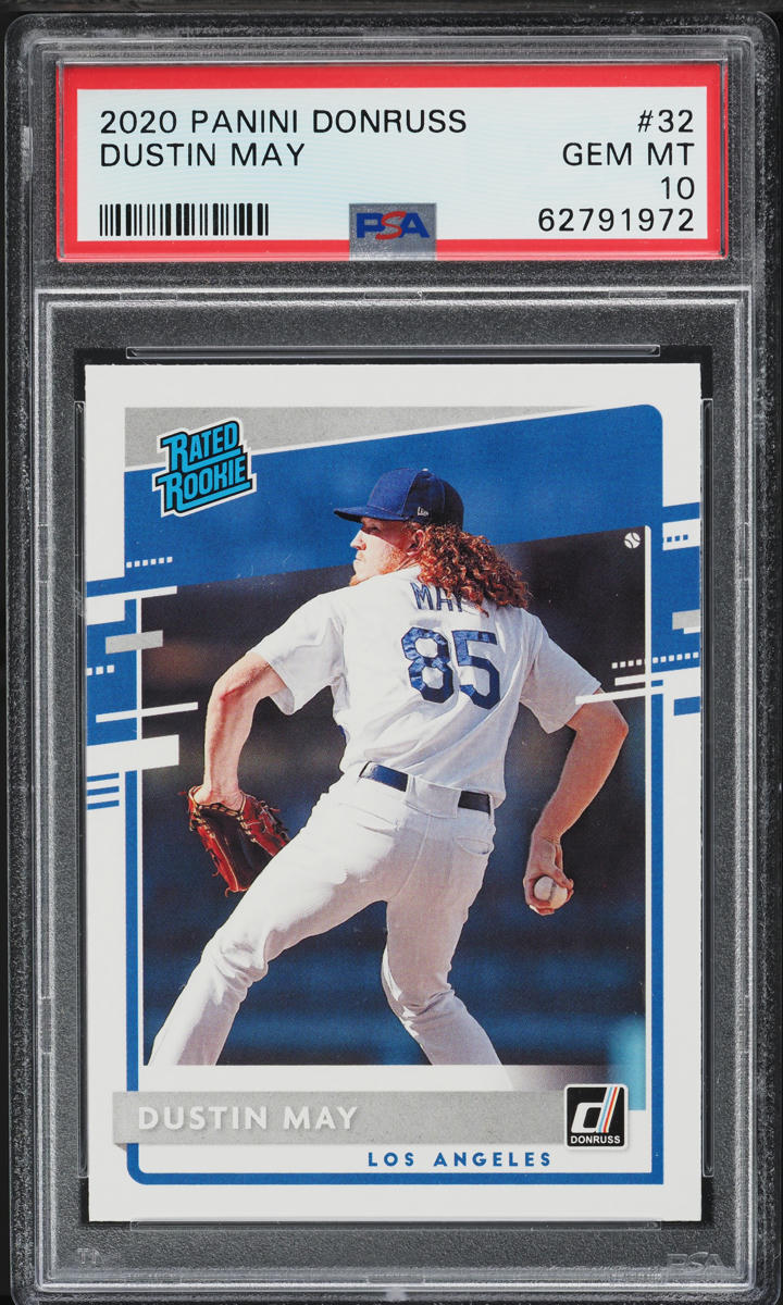 2020 Donruss Dustin May ROOKIE #32 PSA 10 GEM MINT
