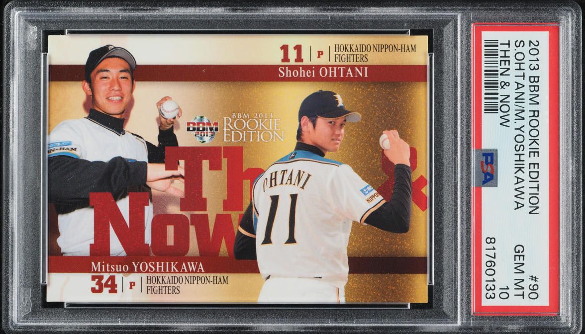 大谷 PSA10 大谷翔平 RC / 吉川光夫 2013 BBM ルーキーエディション
