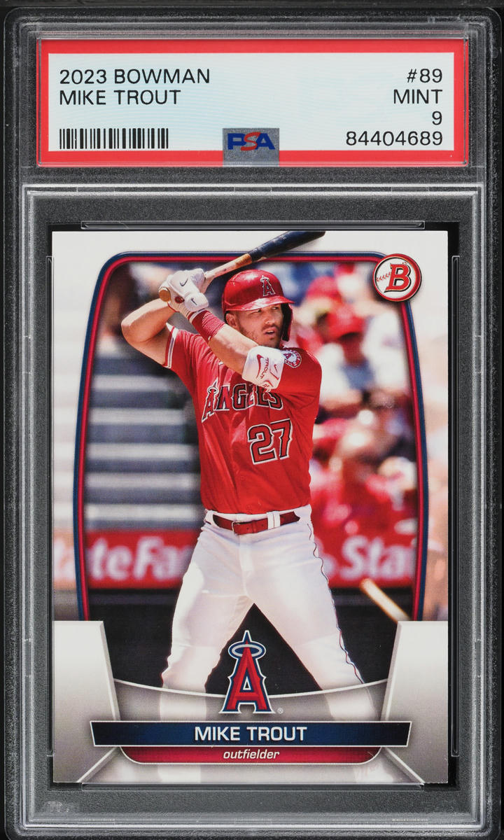 2023 Topps Tribute Triple Mike Trout PATCH /199 #TR-MT CGC AUTH on