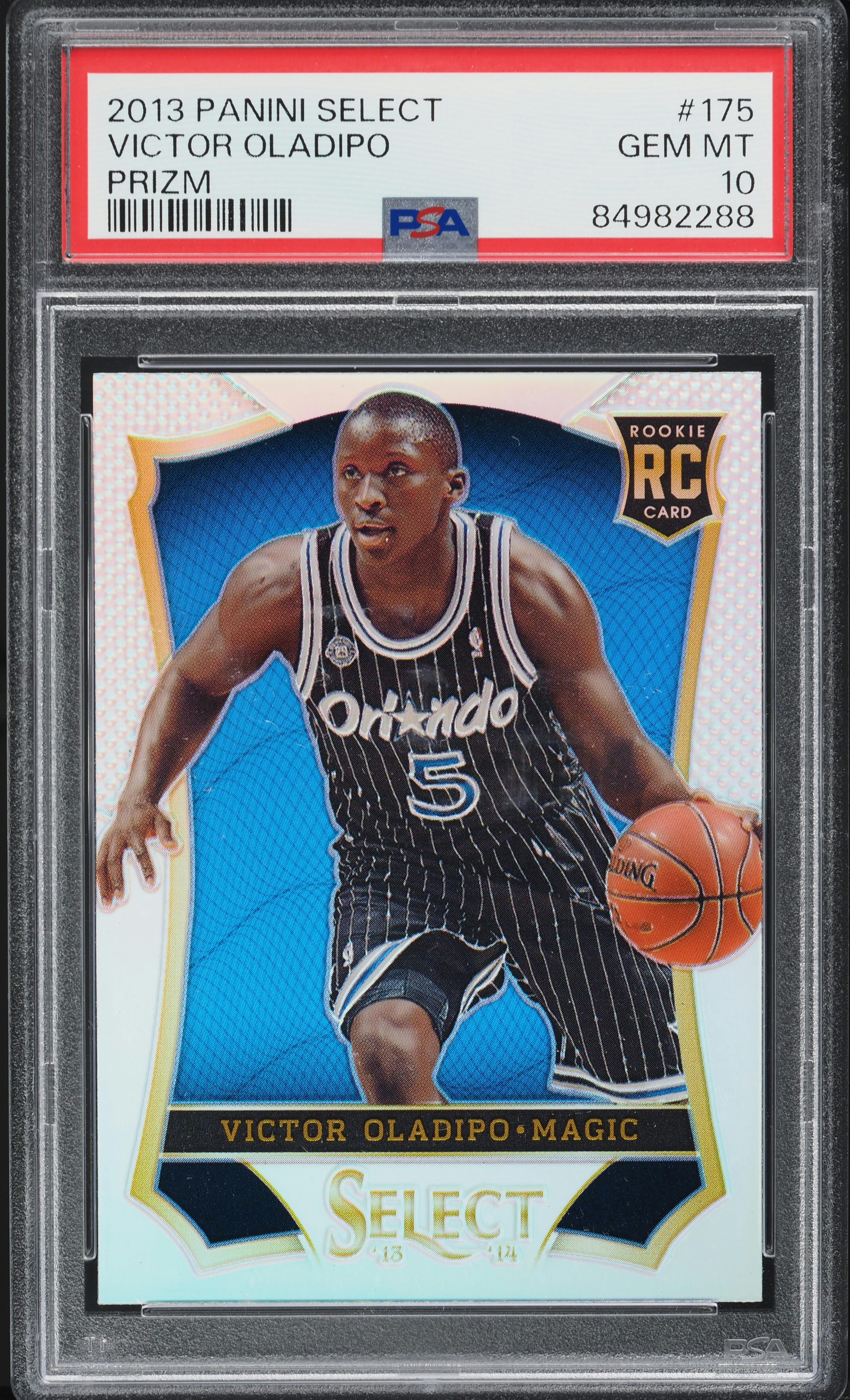 2013 Select Silver Prizm Victor Oladipo ROOKIE #175 PSA 10 2013 Select Silver Prizm Victor Oladipo ROOKIE #175 PSA 10