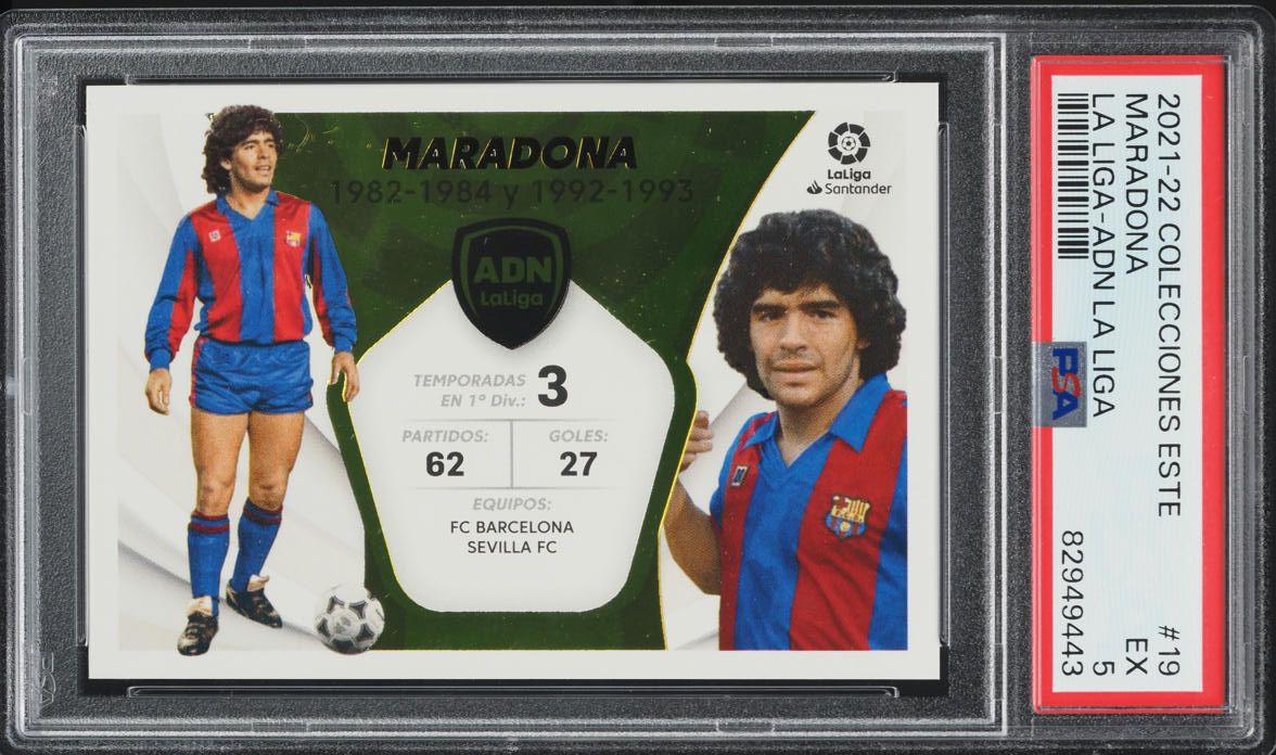 2021 Futera Unique World Football Triumph Diego Maradona PATCH /18