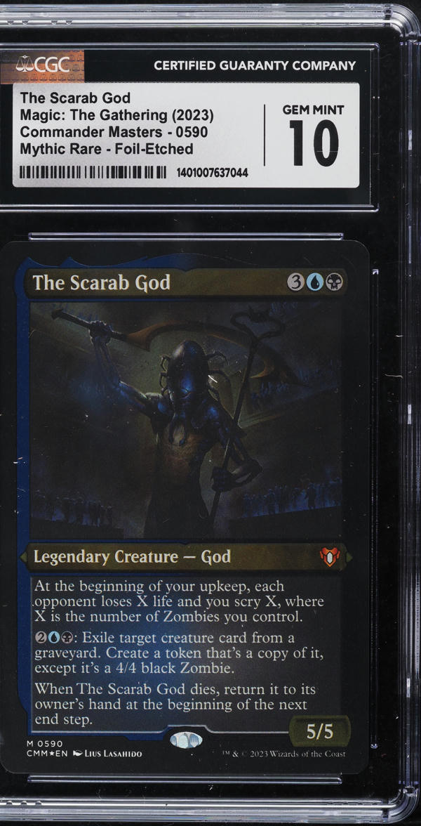 mtg scarab god commander deck MTG Commander Deck EDH Deck The Scarab God 100 Magic Cards Custom Deck  Zombies Zombie Deck main image 1