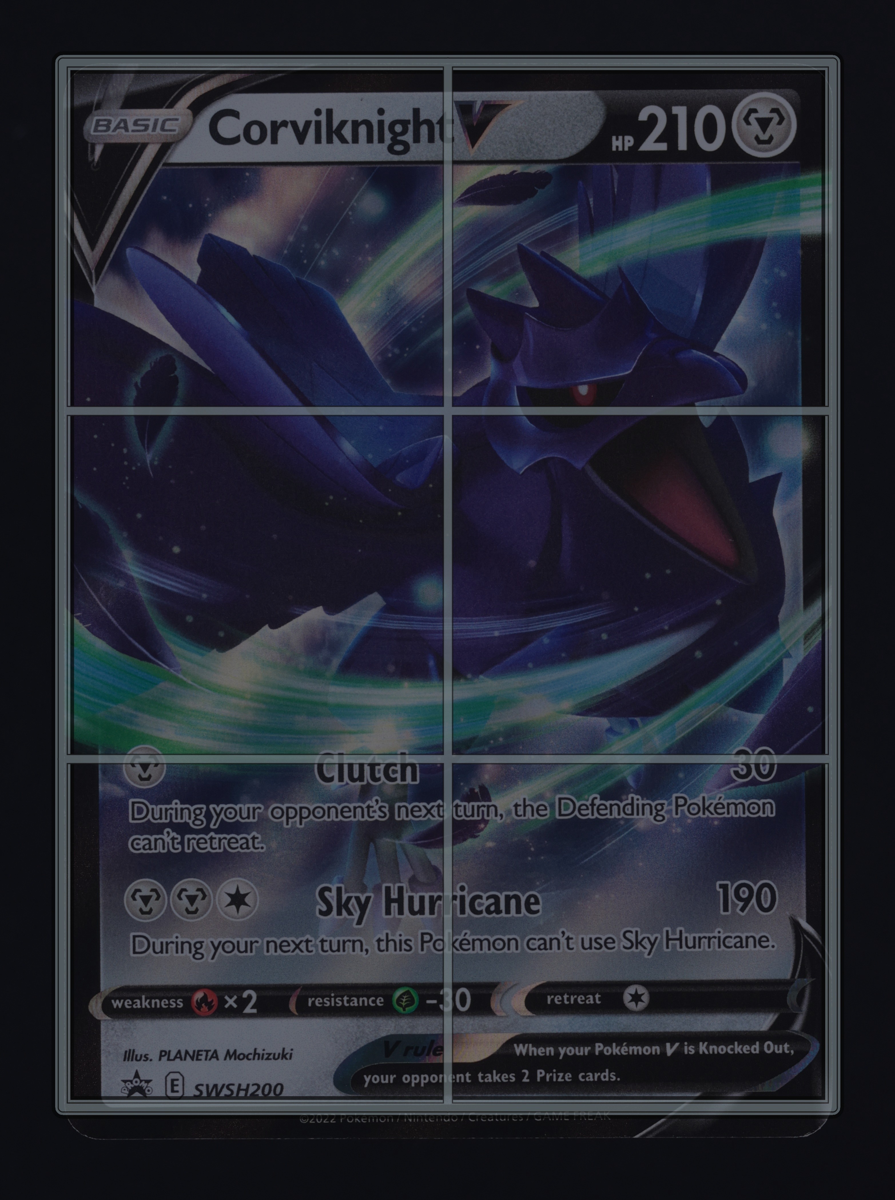 2022 Pokemon SWSH Black Star Promo Full Art Corviknight V #SWSH200 MBA AUTH on Fanatics Collect 2022 Pokemon SWSH Black Star Promo Full Art Corviknight V #SWSH200 MBA AUTH on Fanatics Collect