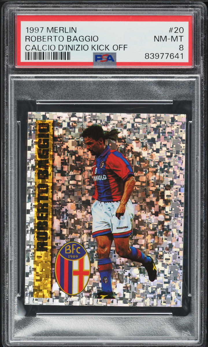1999 Panini Soccer Roberto Baggio #39 PSA 10 GEM MINT on Fanatics