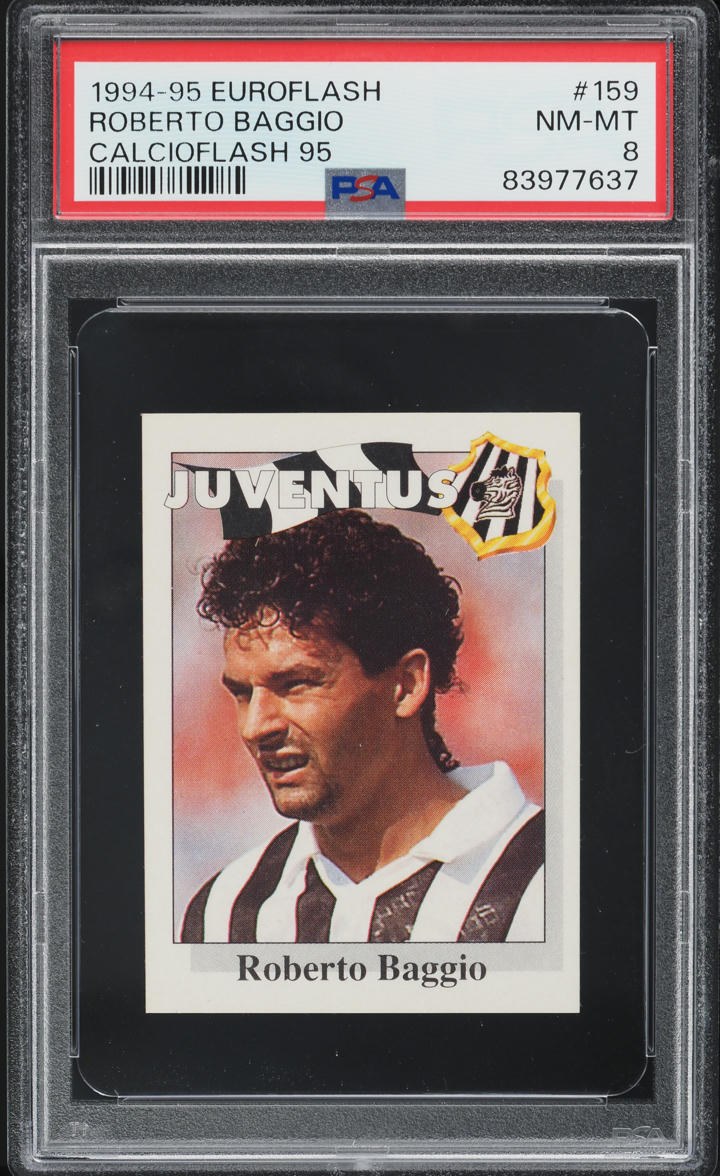 1999 Panini Soccer Roberto Baggio #39 PSA 10 GEM MINT on Fanatics