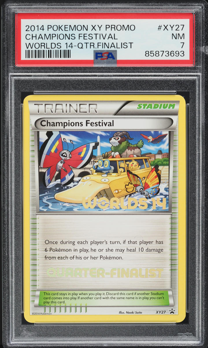 2014 Pokemon XY Black Star Promo Worlds Champions Festival