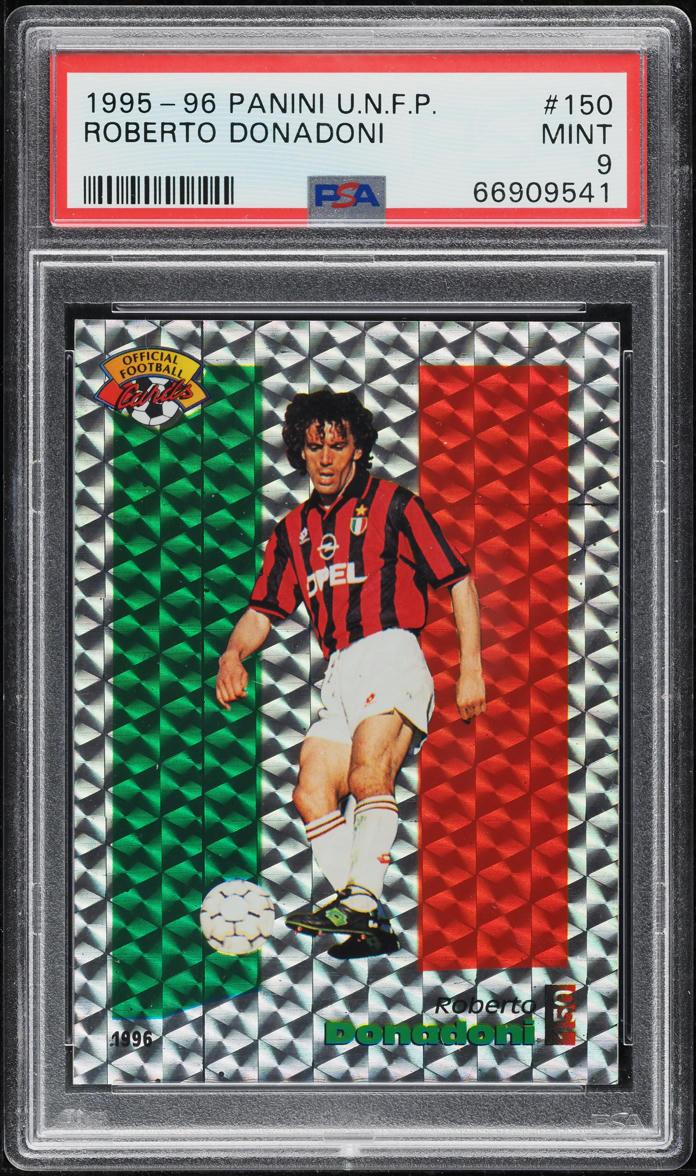 1995 Panini U.N.F.P. Roberto Donadoni #150 PSA 9 MINT