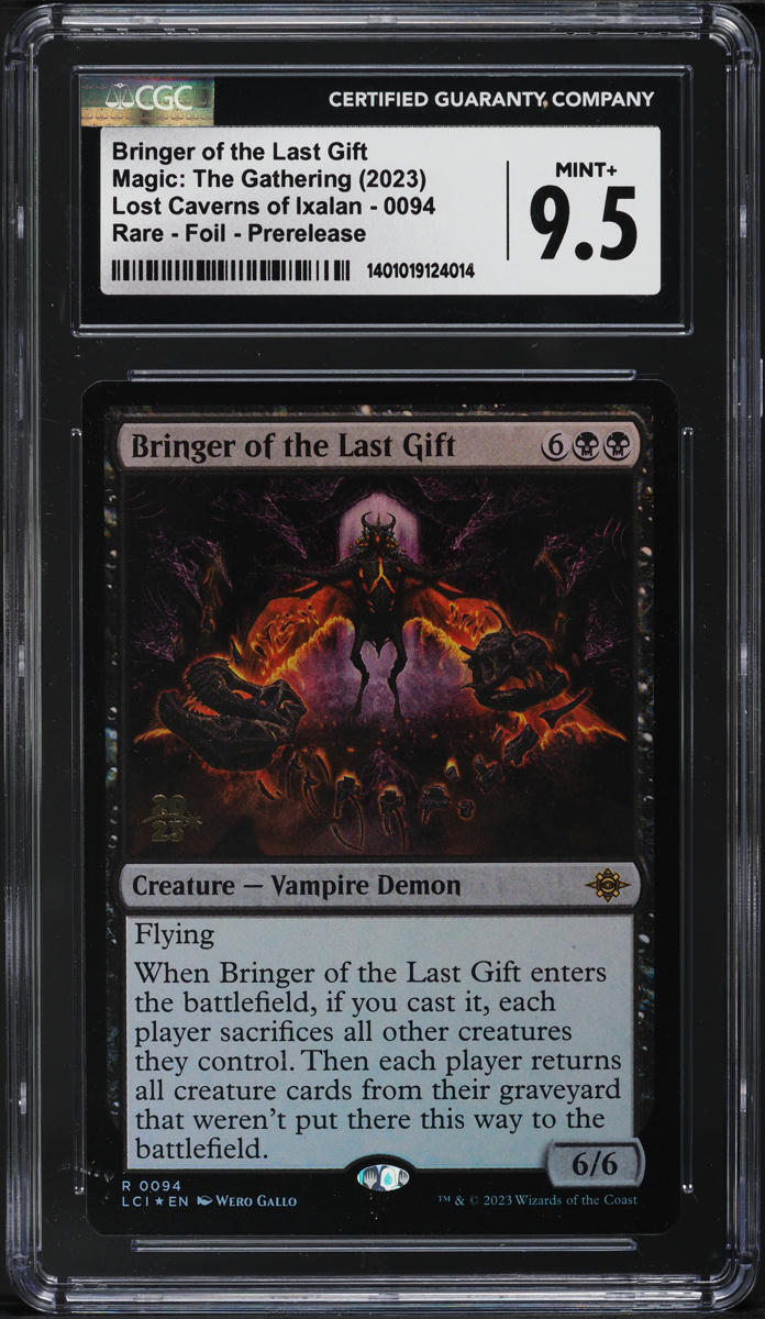 2023 MTG Lost Caverns Of Ixalan Foil Prerelease Bringer Of The Last Gift  CGC 9.5 on Fanatics Collect
