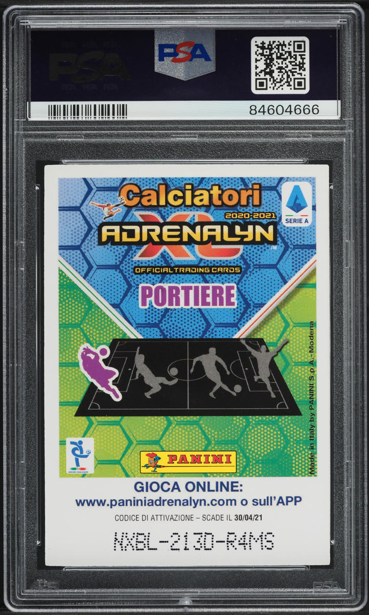 2020 Panini Adrenalyn Xl Calciatori Gianluigi Buffon #361 PSA 10 GEM MINT
