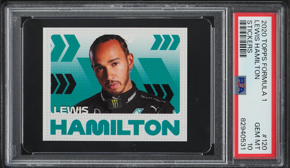 2020 Topps Chrome Formula 1 F1 Sapphire Gold Lewis Hamilton /50 #1