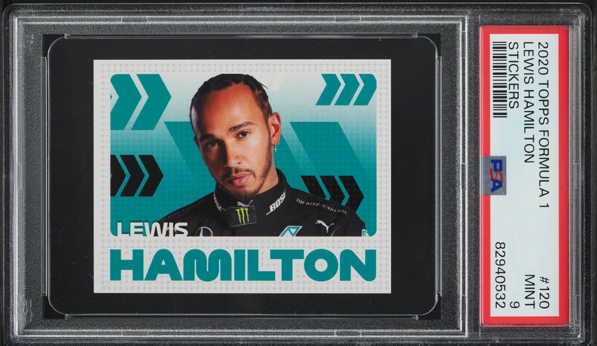 2020 Topps Chrome Formula 1 F1 Sapphire Gold Lewis Hamilton /50 #1