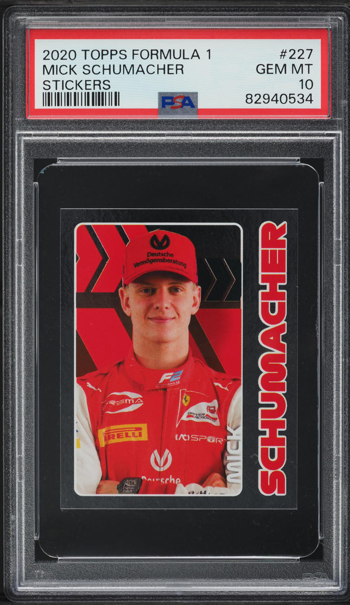 2020 topps chrome MICK Schumacher psa10 【公式通販】