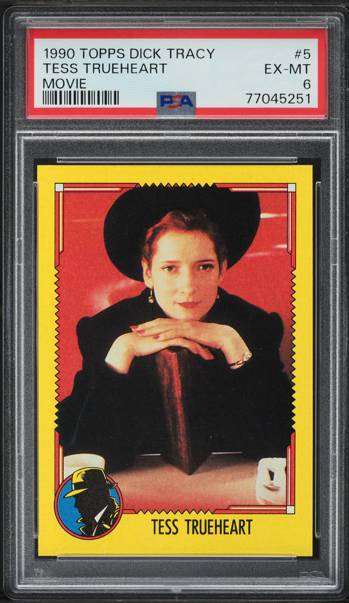 1990 Topps Dick Tracy Movie Tess Trueheart #5 PSA 6 EXMT