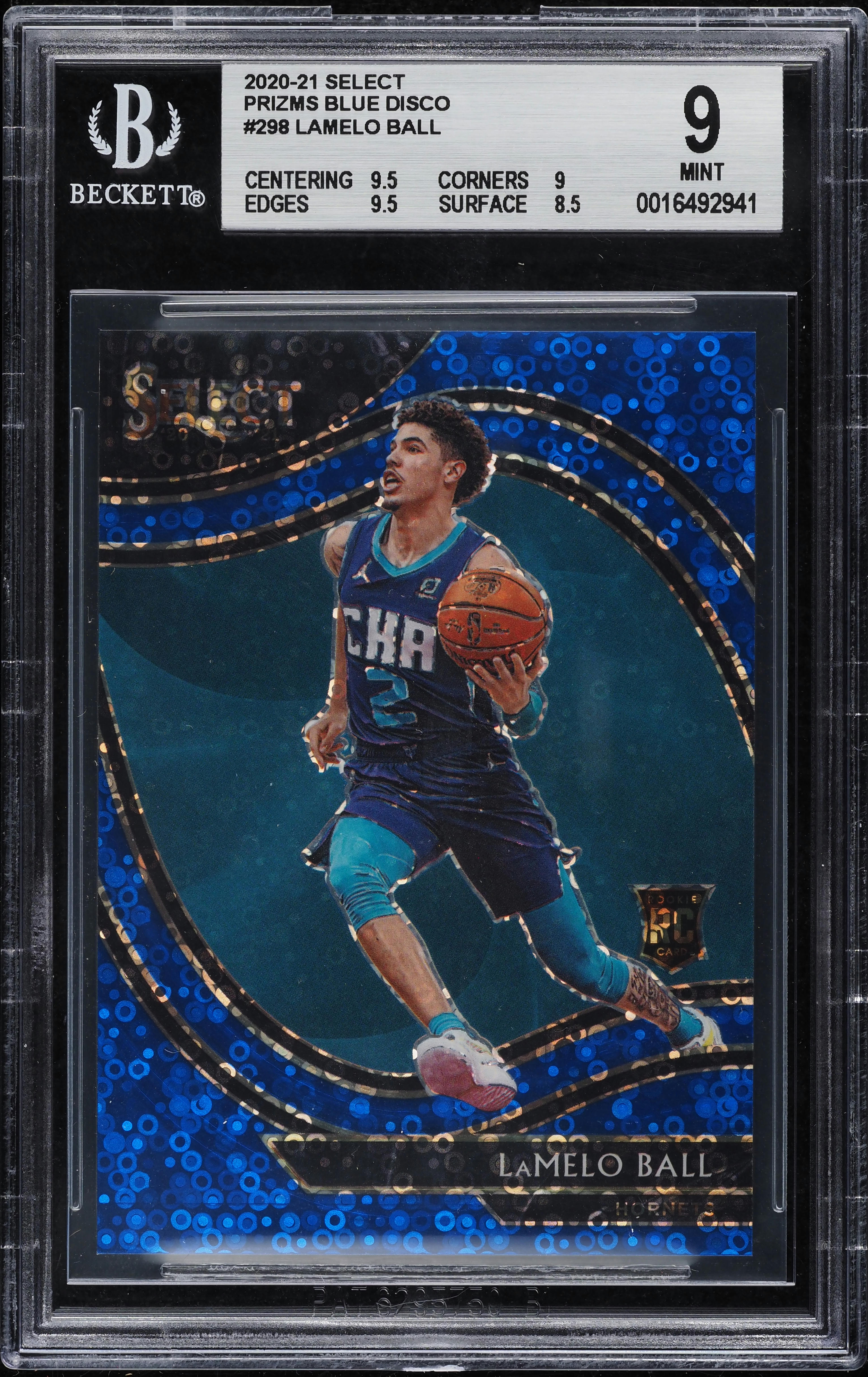 LaMelo Ball 2020-21 Mosaic Fast Break RC SILVER DISCO IMAGE 