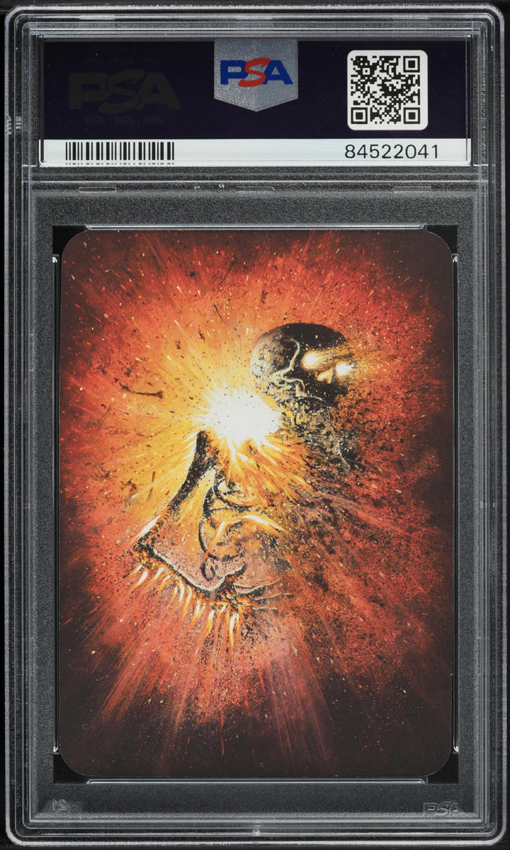 2023 Sorcery Contested Realm Alpha Foil Minor Explosion PSA 10 GEM