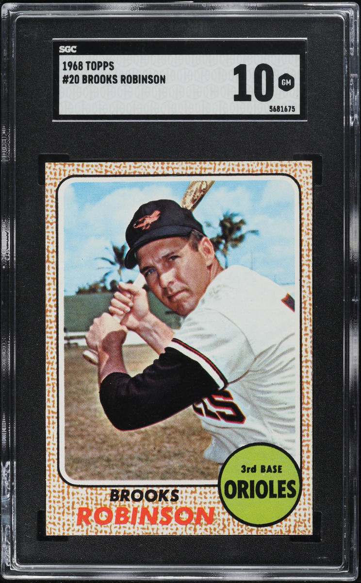 1968 Topps Brooks Robinson #20 SGC 10 GEM MINT