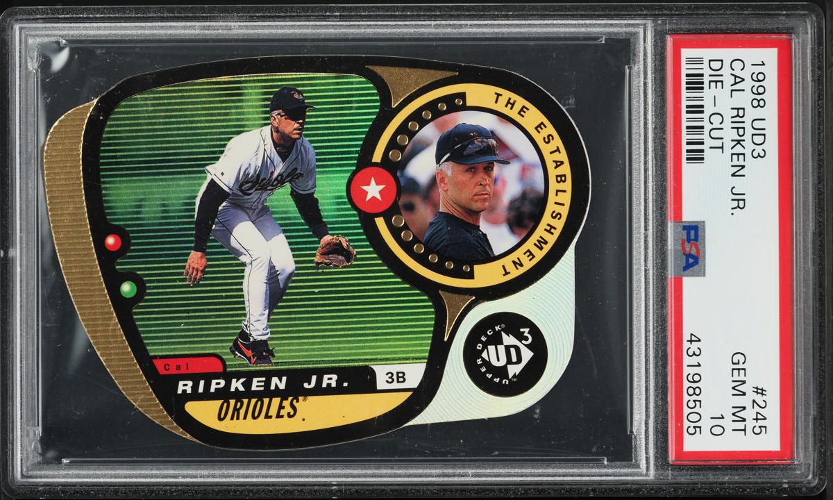 1998 UD3 Die-Cut Cal Ripken Jr. /100 #245 PSA 10 GEM MINT