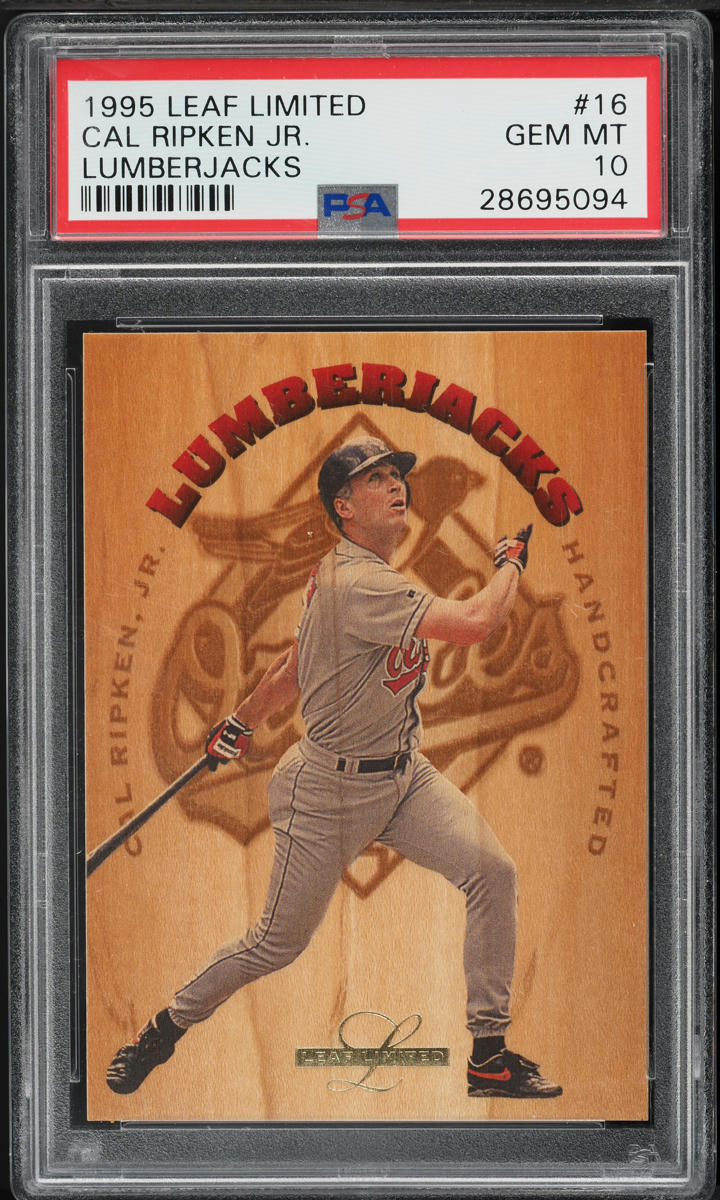 1995 Leaf Limited Lumberjacks Cal Ripken Jr. /5000 #16 PSA 10 GEM MINT