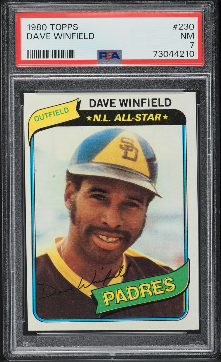1980 Topps Dave Winfield #230 PSA 7 NRMT