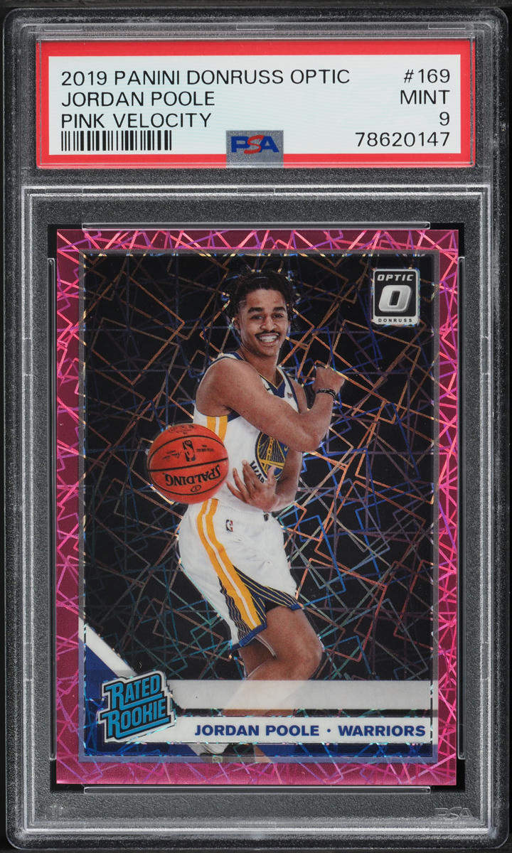 2019 Panini Mosaic Jordan Poole ROOKIE RC #228 BGS 9 MINT on