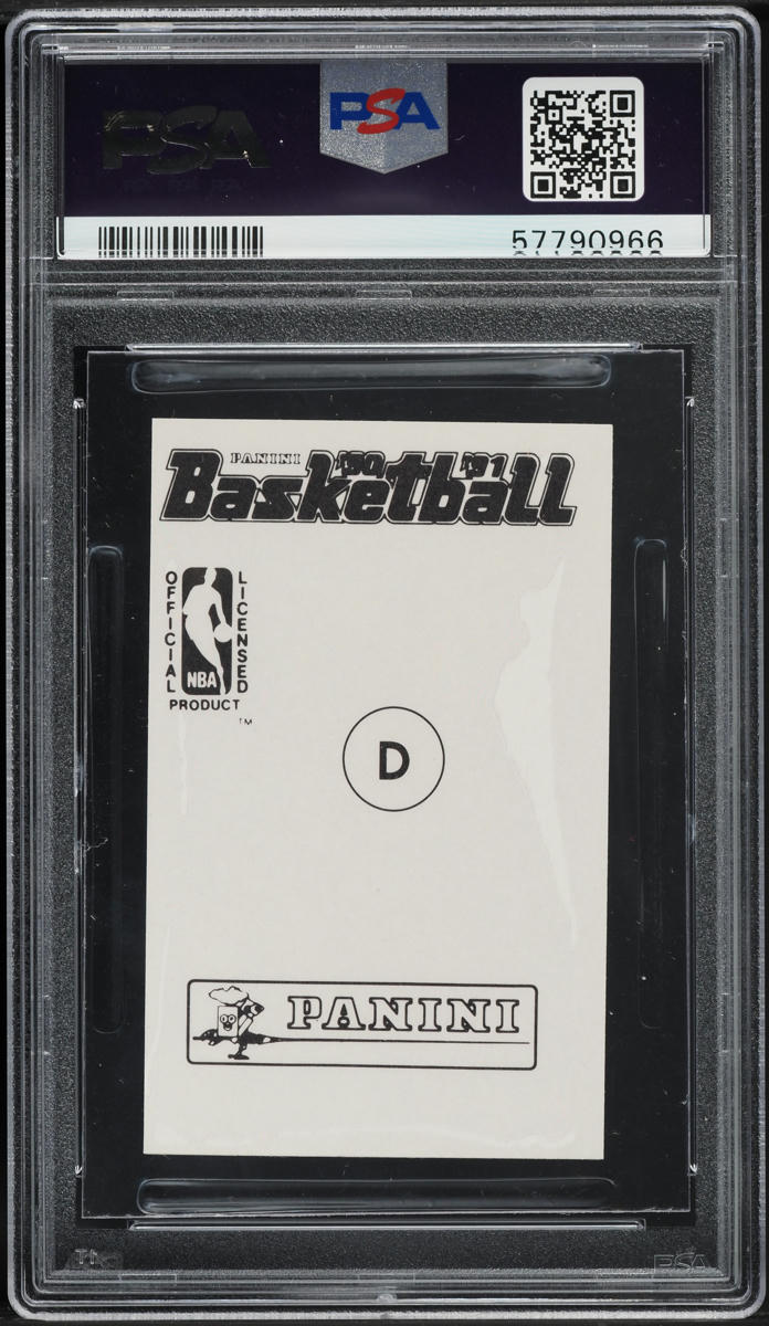 1990 Panini Sticker Hakeem Olajuwon #D PSA 8 NM-MT