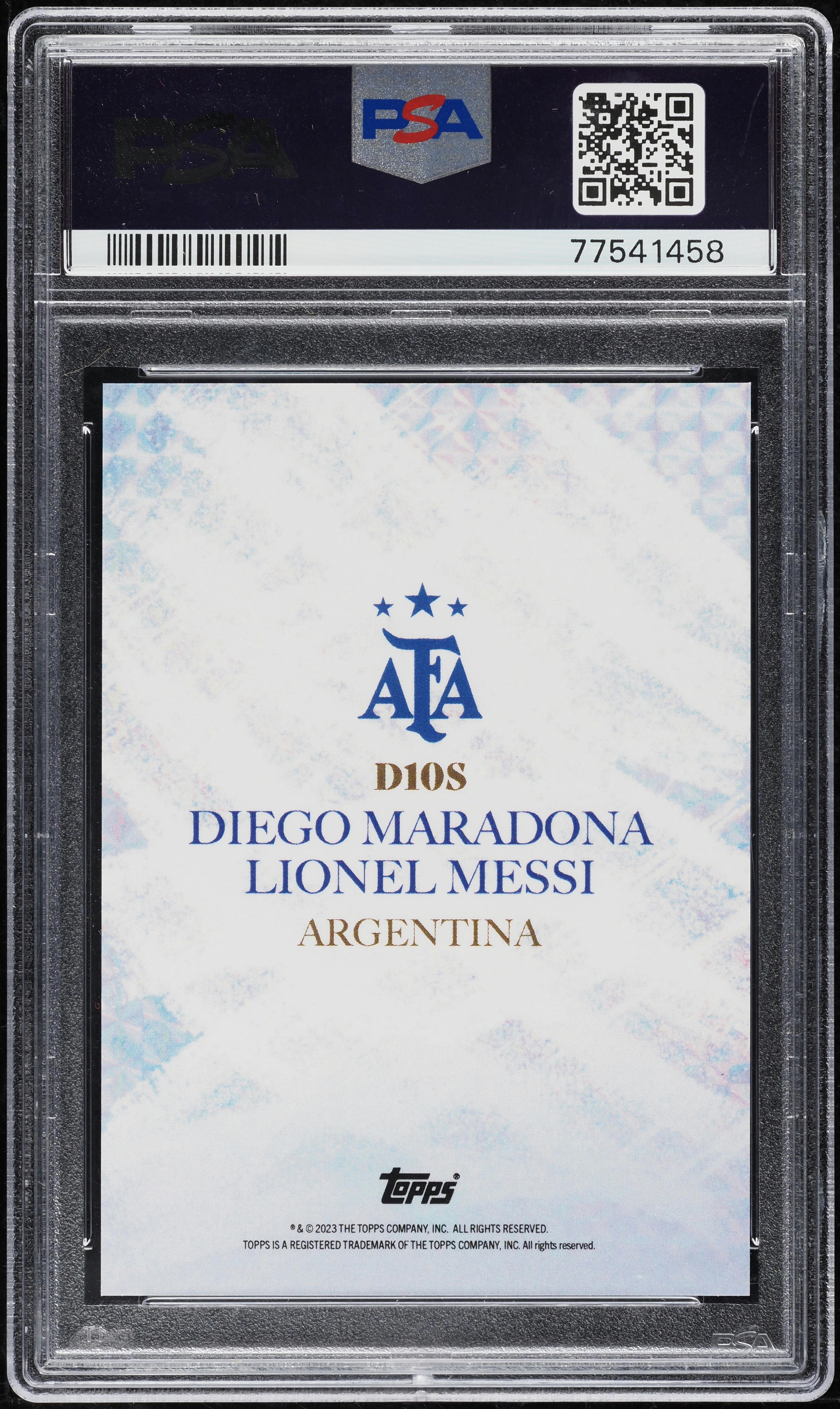 2023 Topps Argentina World Champions D10s Diego Maradona Lionel