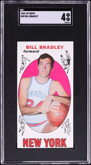 1969 Topps Basketball Bill Bradley ROOKIE #43 SGC 4 VGEX