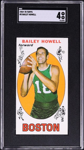 1969 Topps Basketball Bailey Howell #5 SGC 4 VGEX