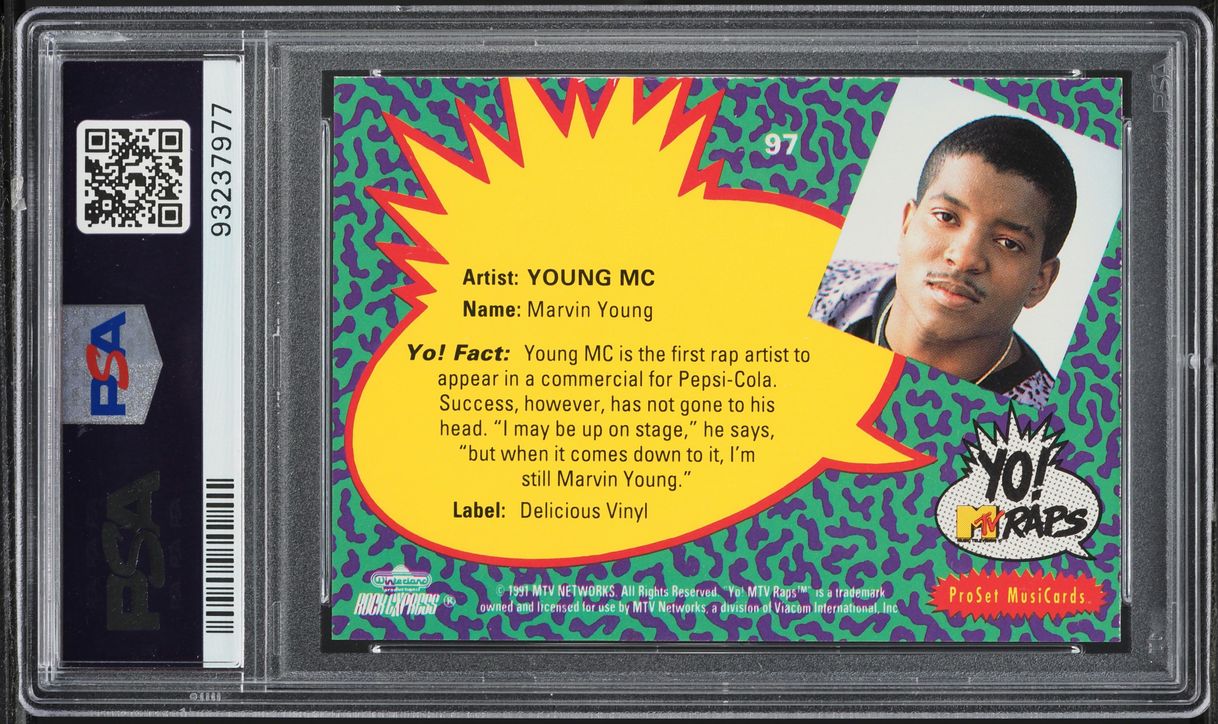 yo mtv raps cards graded 1991 Pro Set NonSport #24 EPMD Official Music Standard Sized Trading Card at Amazon's Entertainment Collectibles Store If you dont see a Yo 1991 Pro-Set Yo! MTV Raps