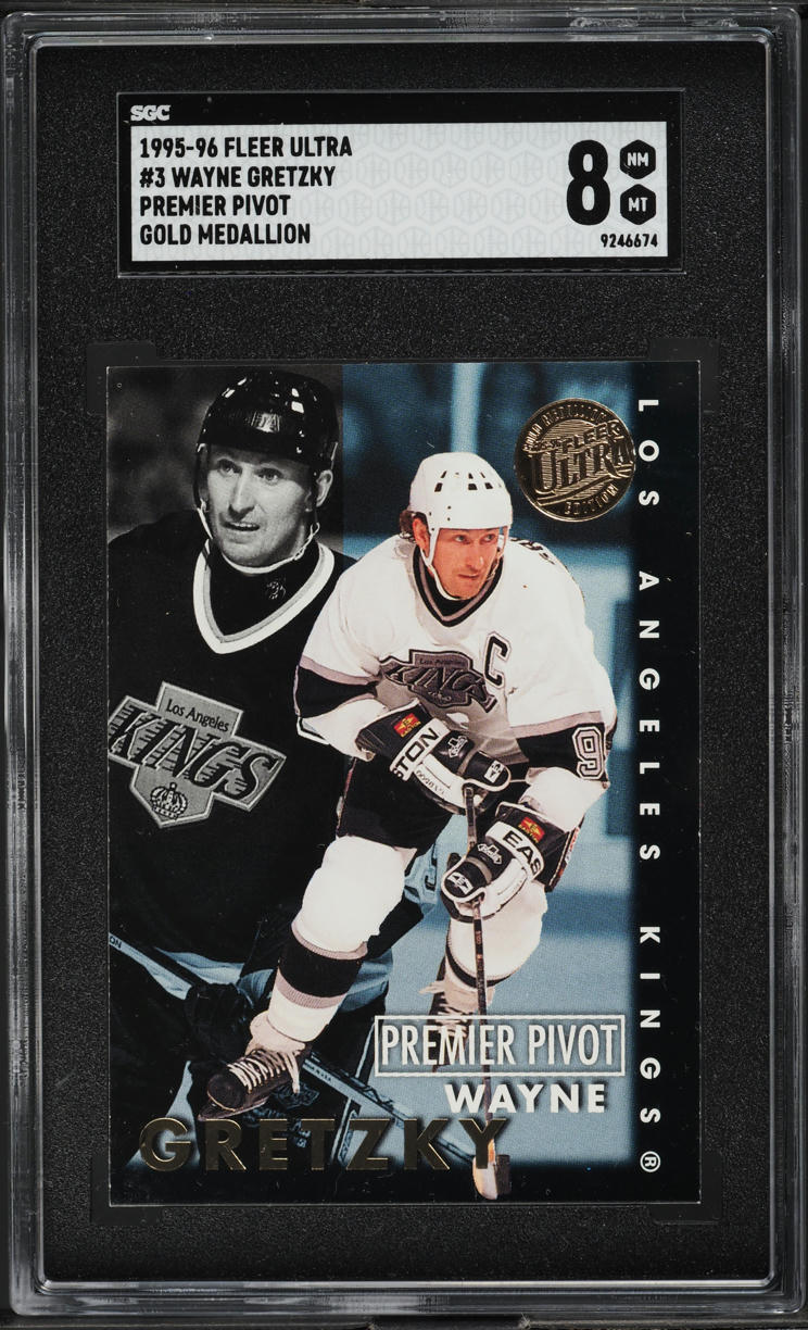 1995 Ultra Gold Medallion Premier Pivot Wayne Gretzky #3 SGC 8 NM-MT