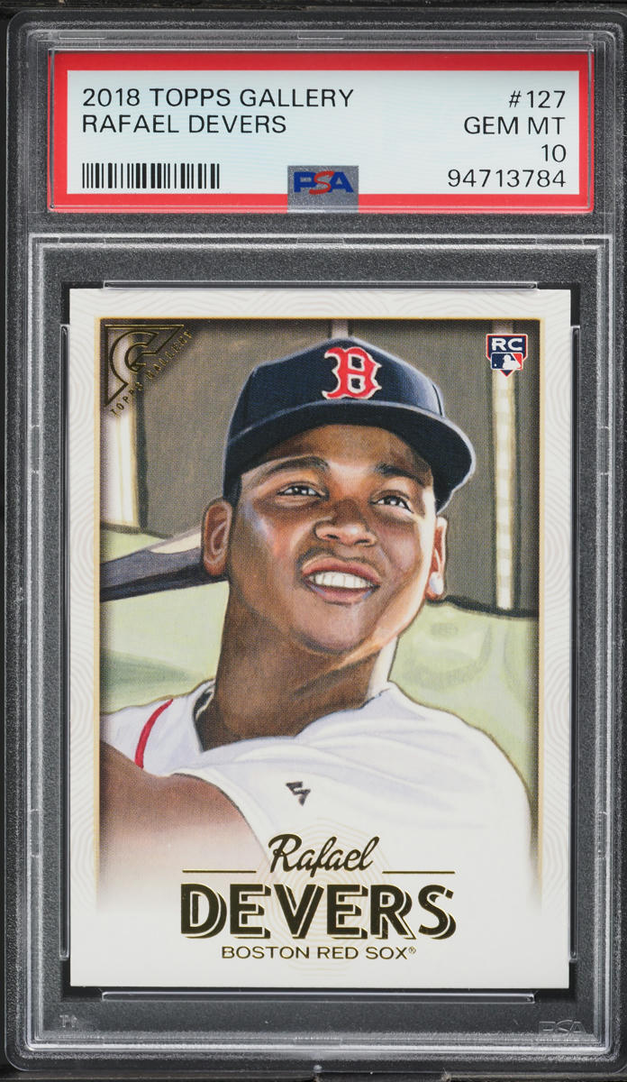 2018 Topps Gallery Rafael Devers ROOKIE #127 PSA 10 GEM MINT