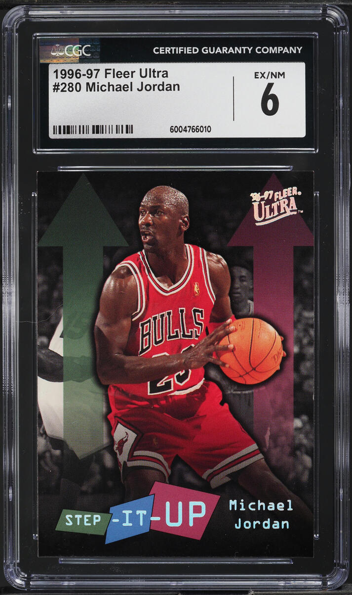 1996 Ultra Basketball Michael Jordan #280 CGC 6 EXMT