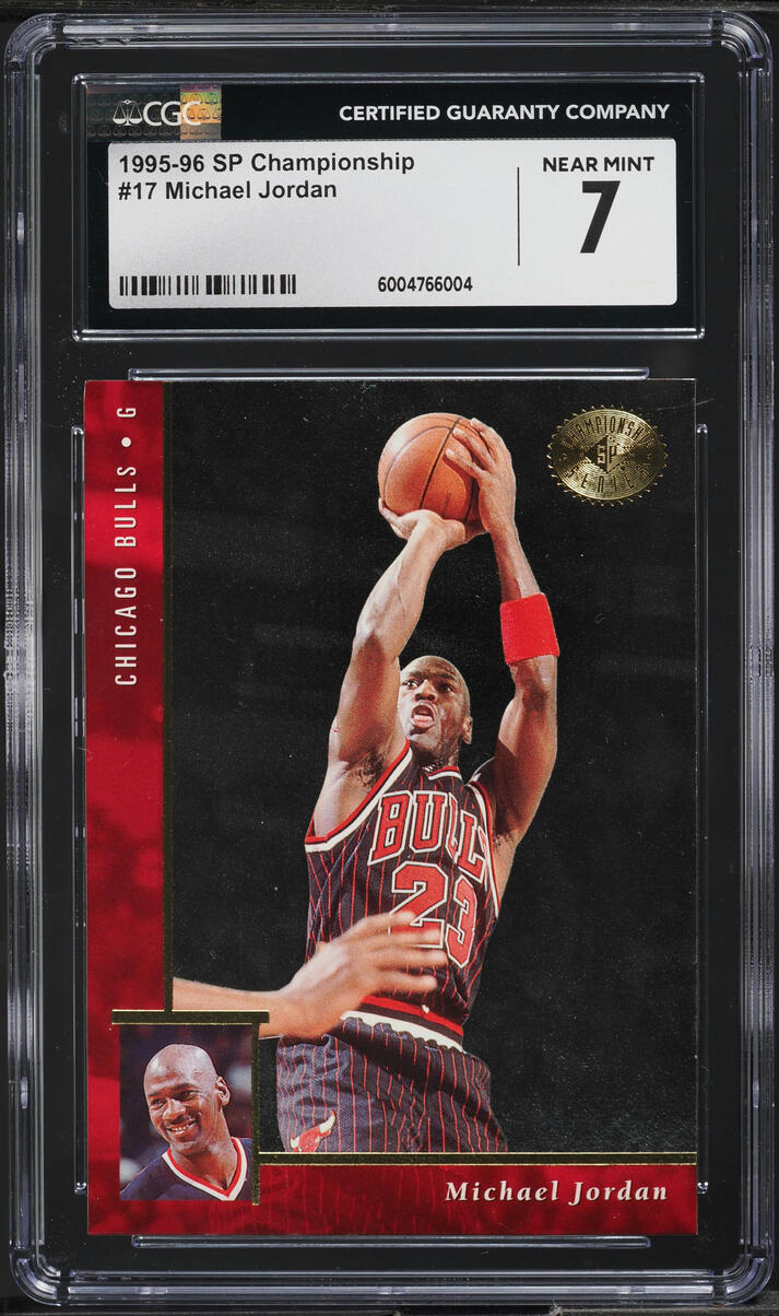 1995 SP Championship Michael Jordan #17 CGC 7 NRMT
