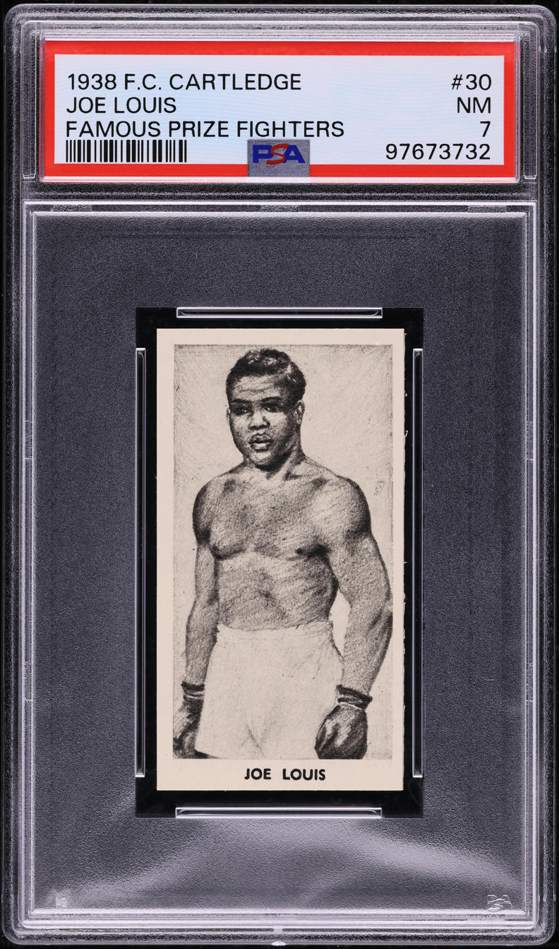 1938 F.C. Cartledge Famous Prize Fighters Boxing Joe Louis #30 PSA 7 NRMT