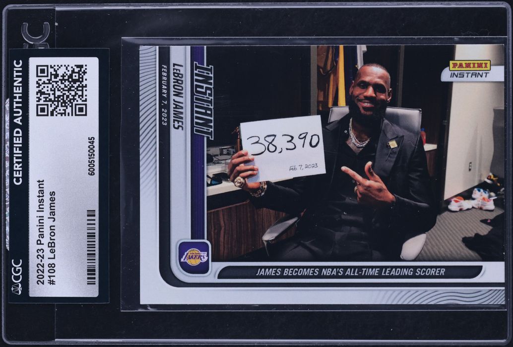 2022 Panini Instant LeBron James #108 CGC AUTH