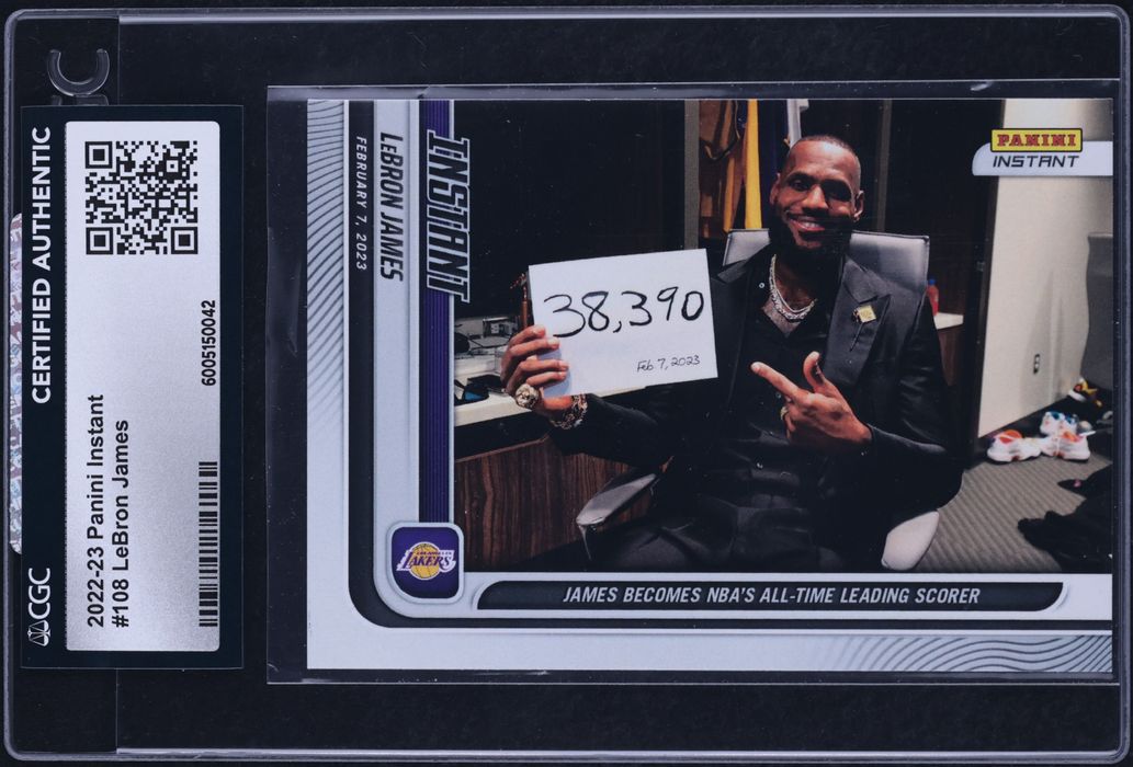 2022 Panini Instant LeBron James #108 CGC AUTH