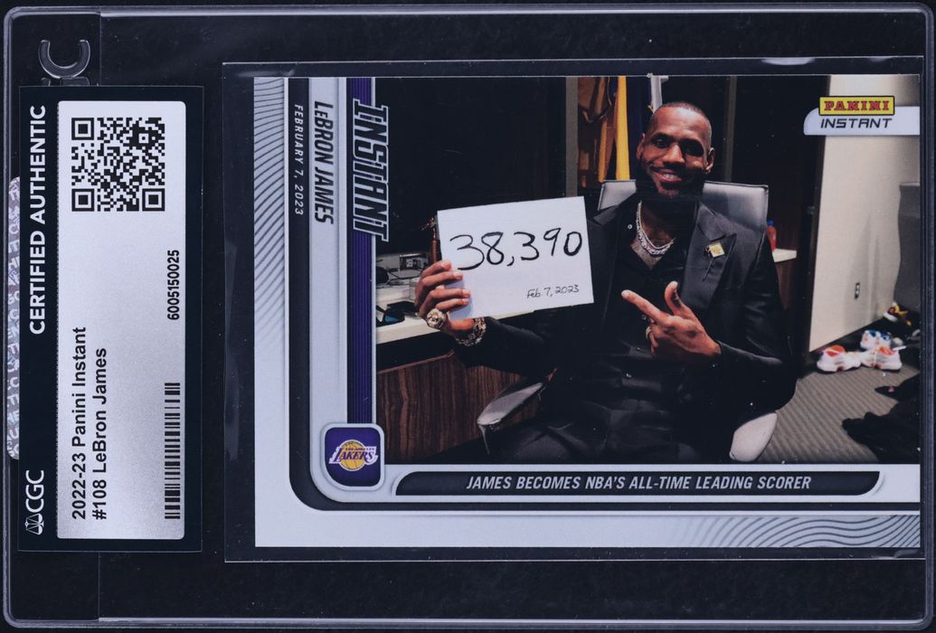 2022 Panini Instant LeBron James #108 CGC AUTH
