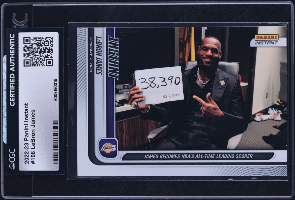 2022 Panini Instant LeBron James #108 CGC AUTH