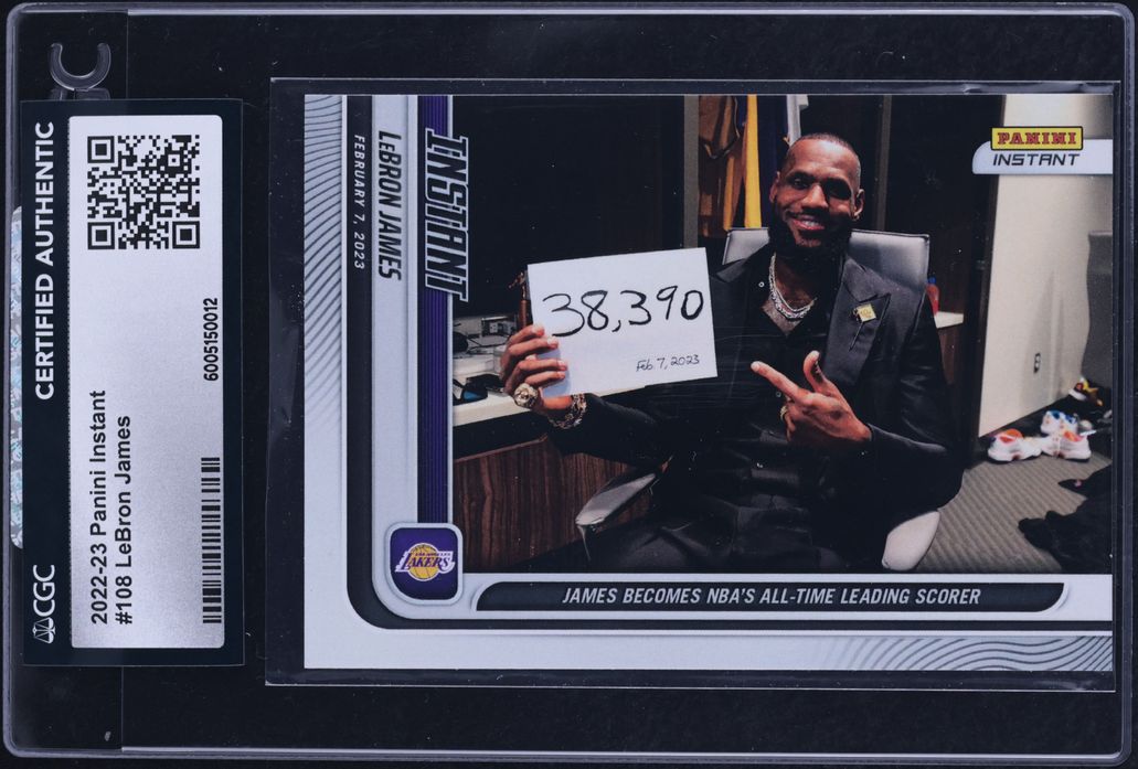 2022 Panini Instant LeBron James #108 CGC AUTH