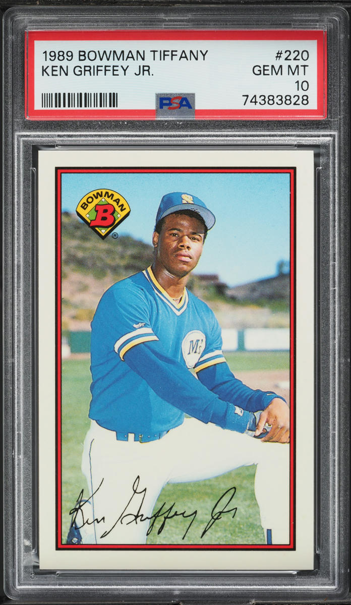 1989 Bowman Tiffany Ken Griffey Jr. ROOKIE #220 PSA 10 GEM MINT