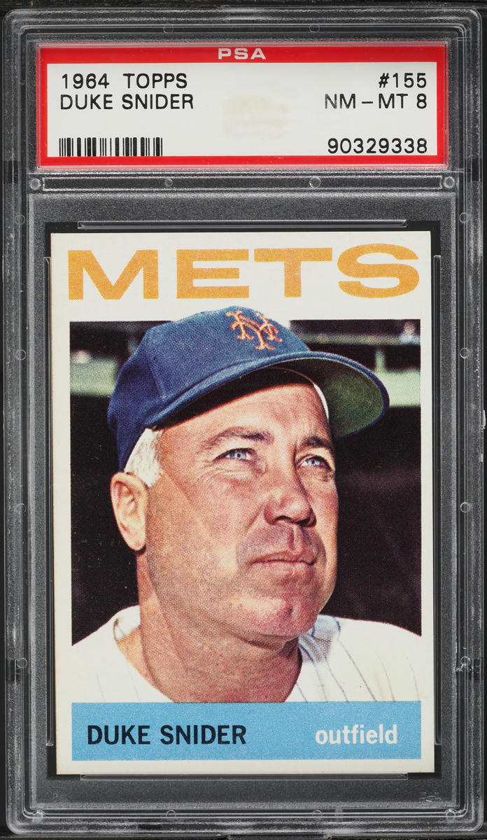 1964 Topps Duke Snider #155 PSA 8 NM-MT