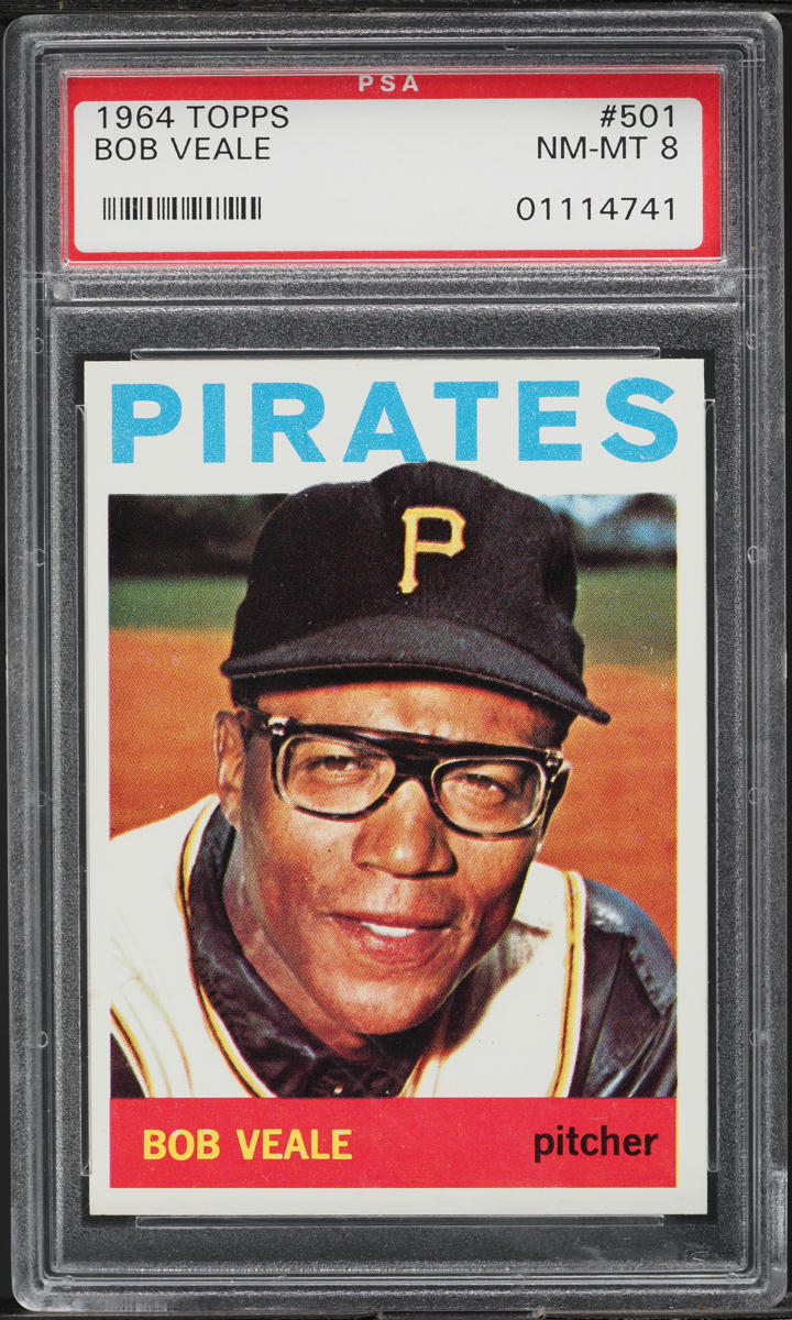 1964 Topps Bob Veale #501 PSA 8 NM-MT