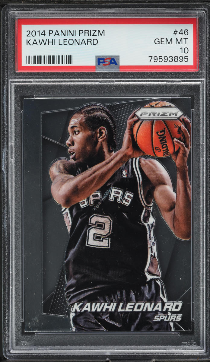 2014 Panini Prizm Kawhi Leonard #46 PSA 10 GEM MINT on Fanatics