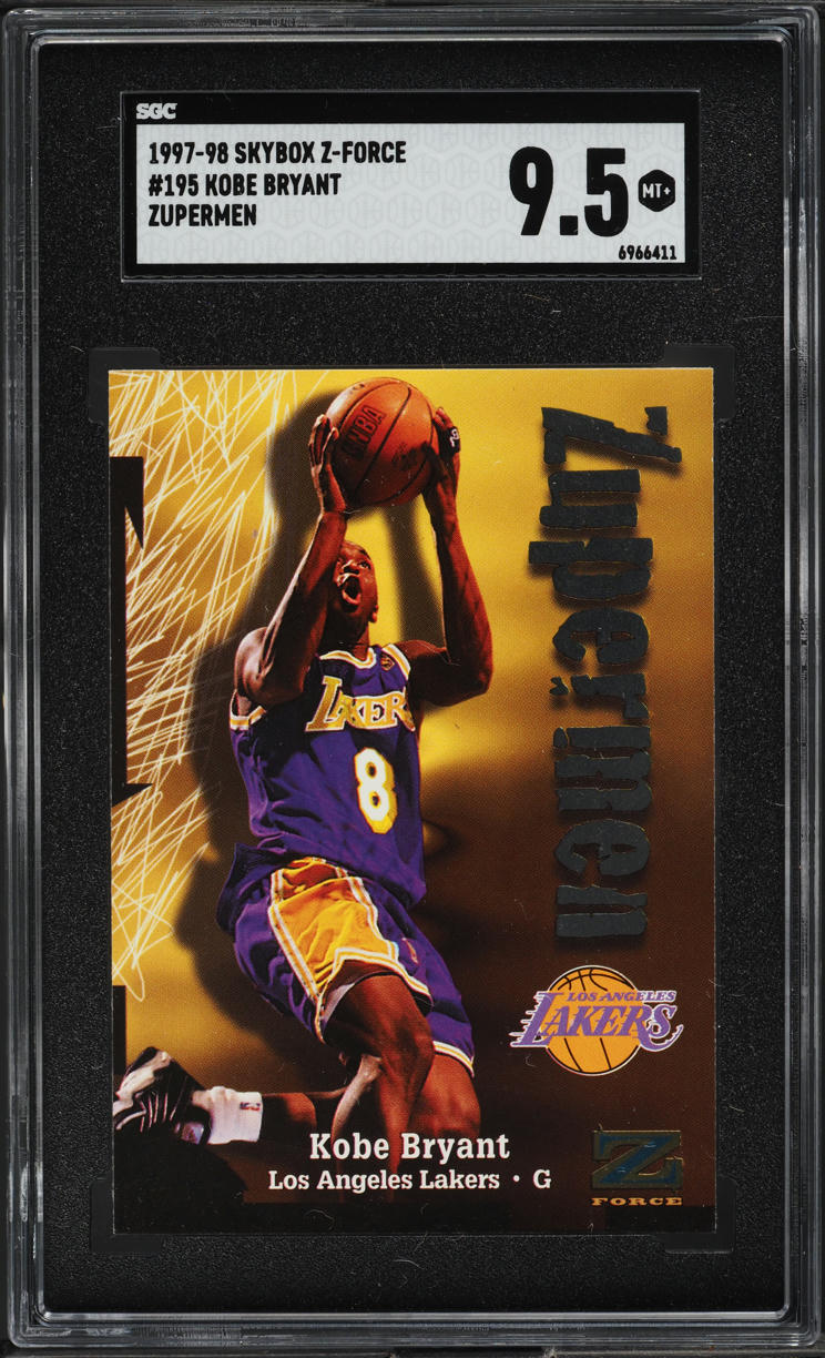 1997 Skybox Z-Force Zuperman Kobe Bryant #195 SGC 9.5 MINT+