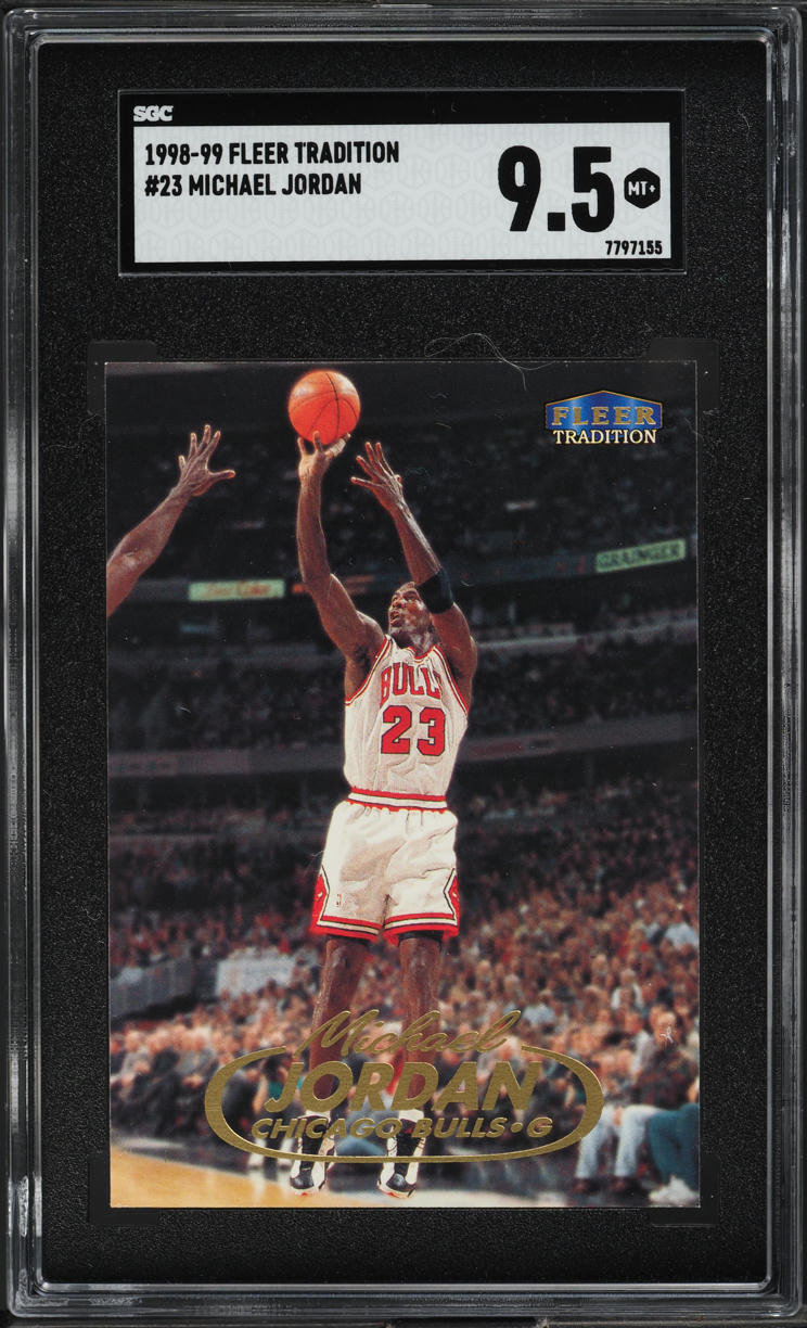 1998 Fleer Tradition Michael Jordan #23 SGC 9.5 MINT+